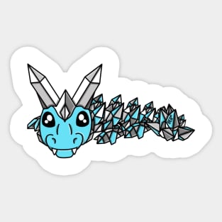 Demiboy Pride Fidget Crystal Dragon Sticker